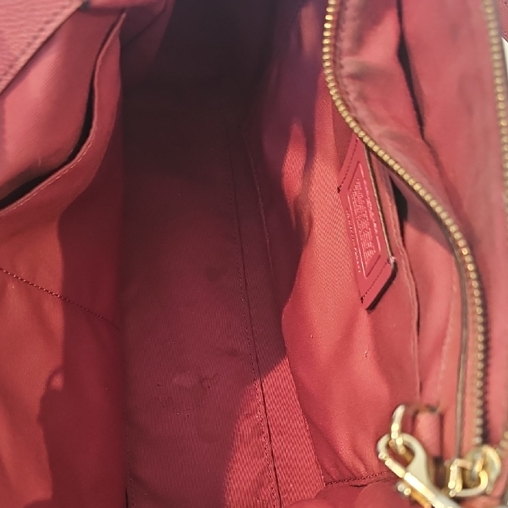 🍄 Coach Rose Leather Shoulder Bag - Picture 5 of 16